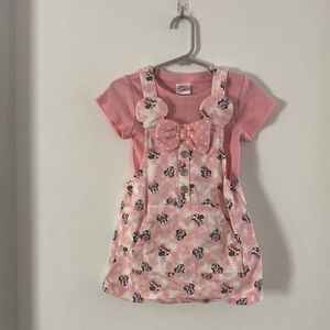 Minnie mouse overall jumper